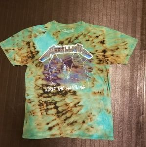 MetallicA  bleach dye with tye dye